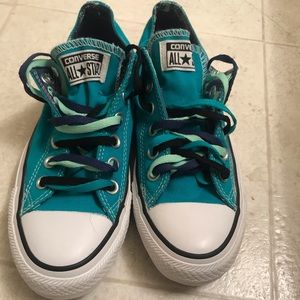 Teal converse